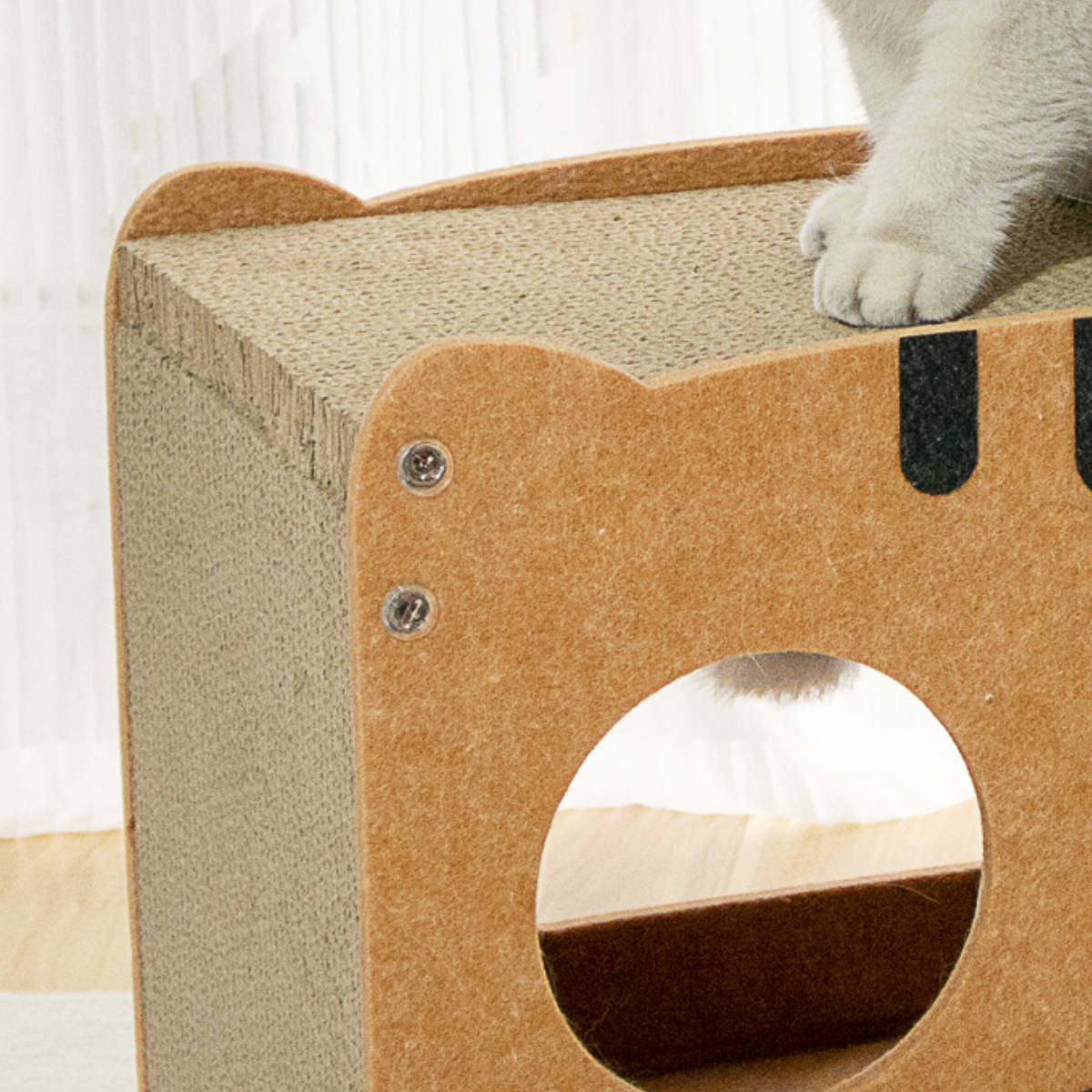 ペットハウス 猫 にゃんずハウス L （ 爪研ぎ つめとぎ 猫用 爪とぎ
