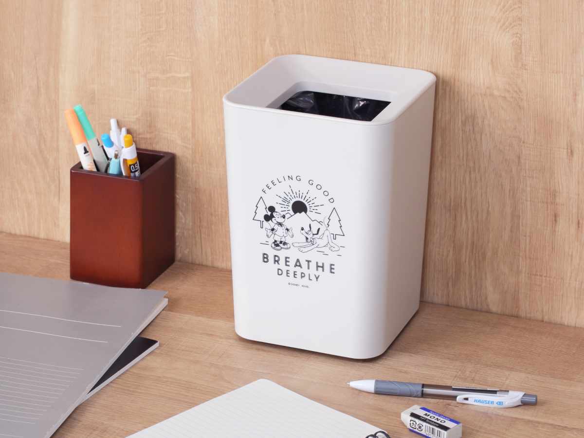 アスベル（ASVEL） ゴミ箱 2L ルクレール ミッキーマウス ミニ角型