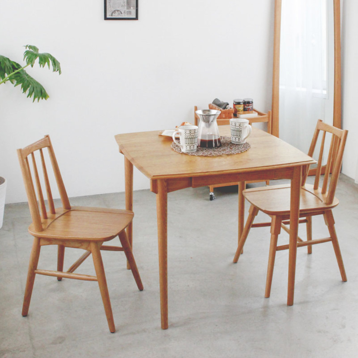 ダイニングチェア 座面高42.5cm ウィンザー調 Herit （ 食卓椅子