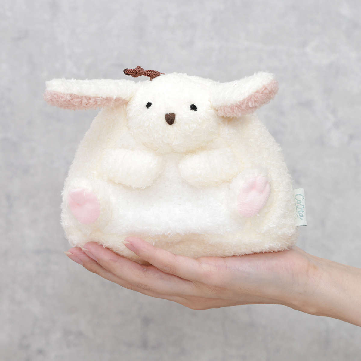 シュガーバニーズ 巾着付き 人気 美品 犬 バニー 2点セット ぬいぐるみ  巾着袋 グッズ くろうさ しろうさ ぬいぐるみ巾着 ぬいぐるみ