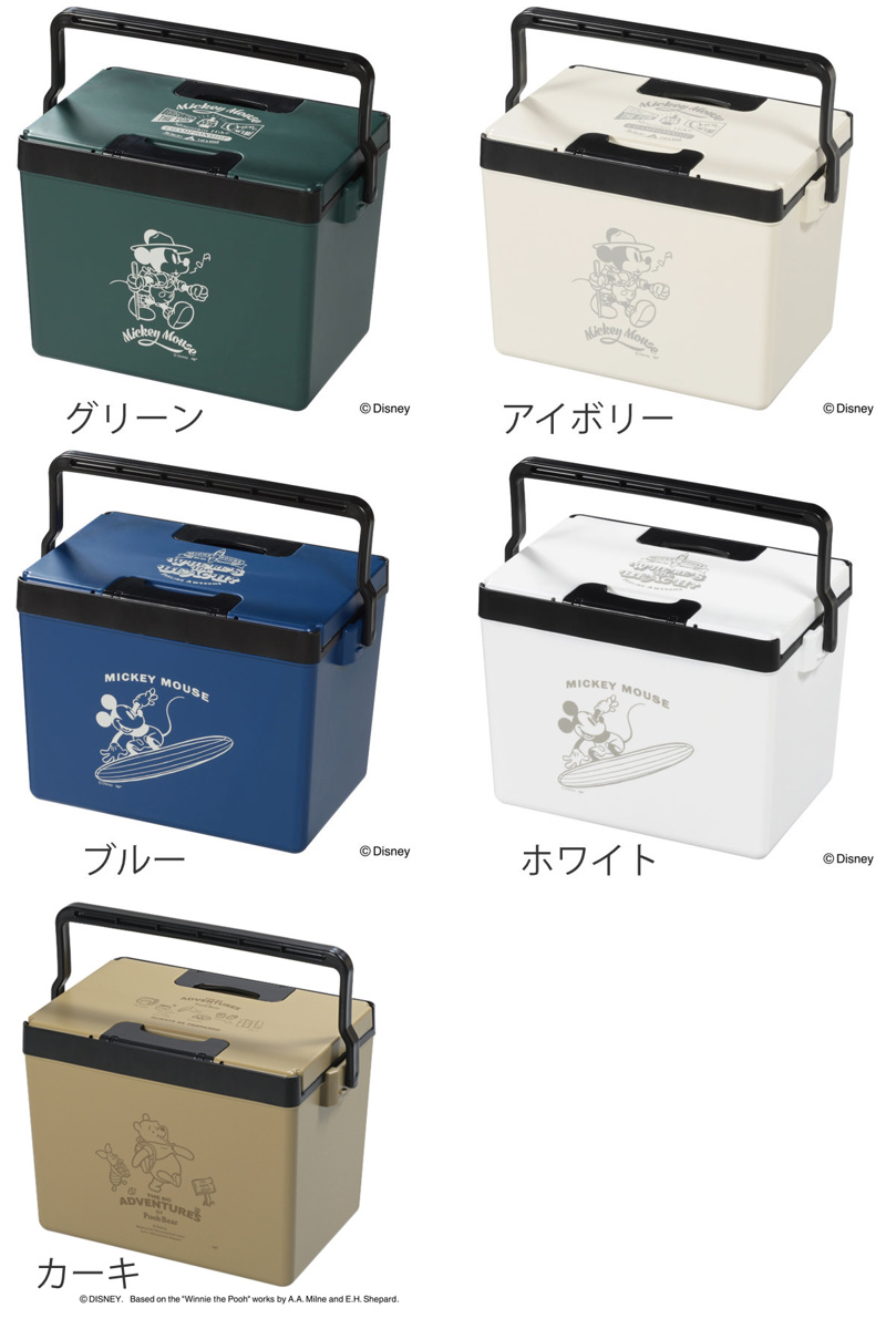SANKA クーラーボックス 12L ディズニークールボックス2 ミッキー プー