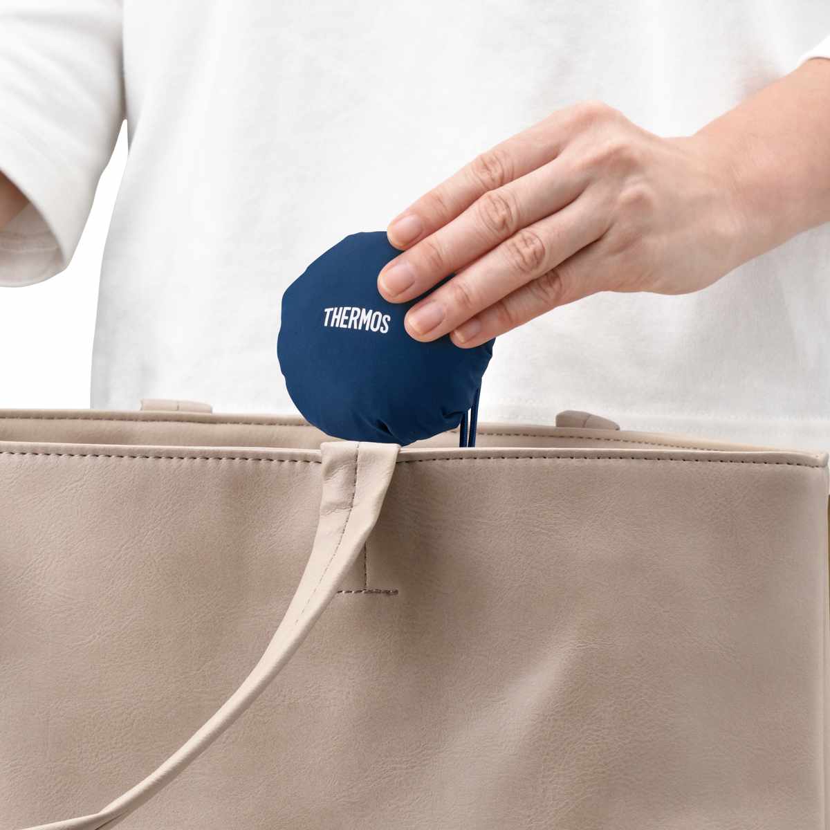 THERMOS（サーモス） エコバッグ たたまず丸めるエコバッグ 18L