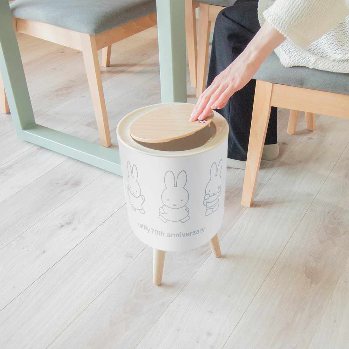 オカトー ゴミ箱 7L ミッフィー 限定デザイン 70周年 小物入れ