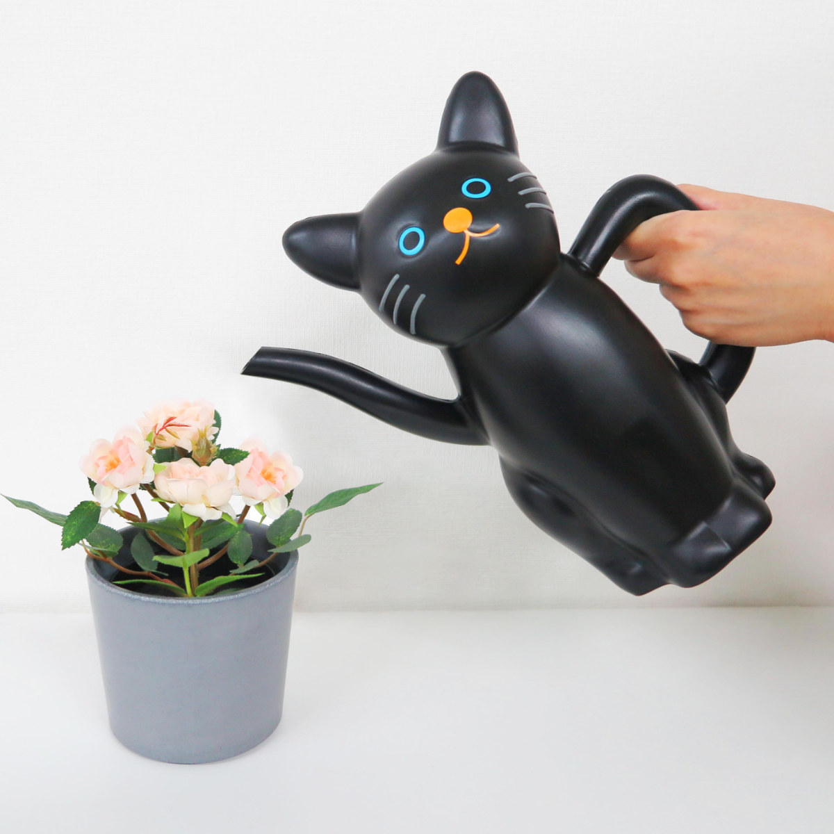 くろねこさん専用 三金商事 ジョーロ ねこのジョウロ （ ジョウロ じょうろ 如雨露