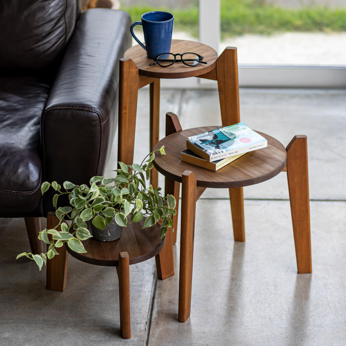 弘益 花台 Jardin Plants Table set 木製 （ プランタースタンド