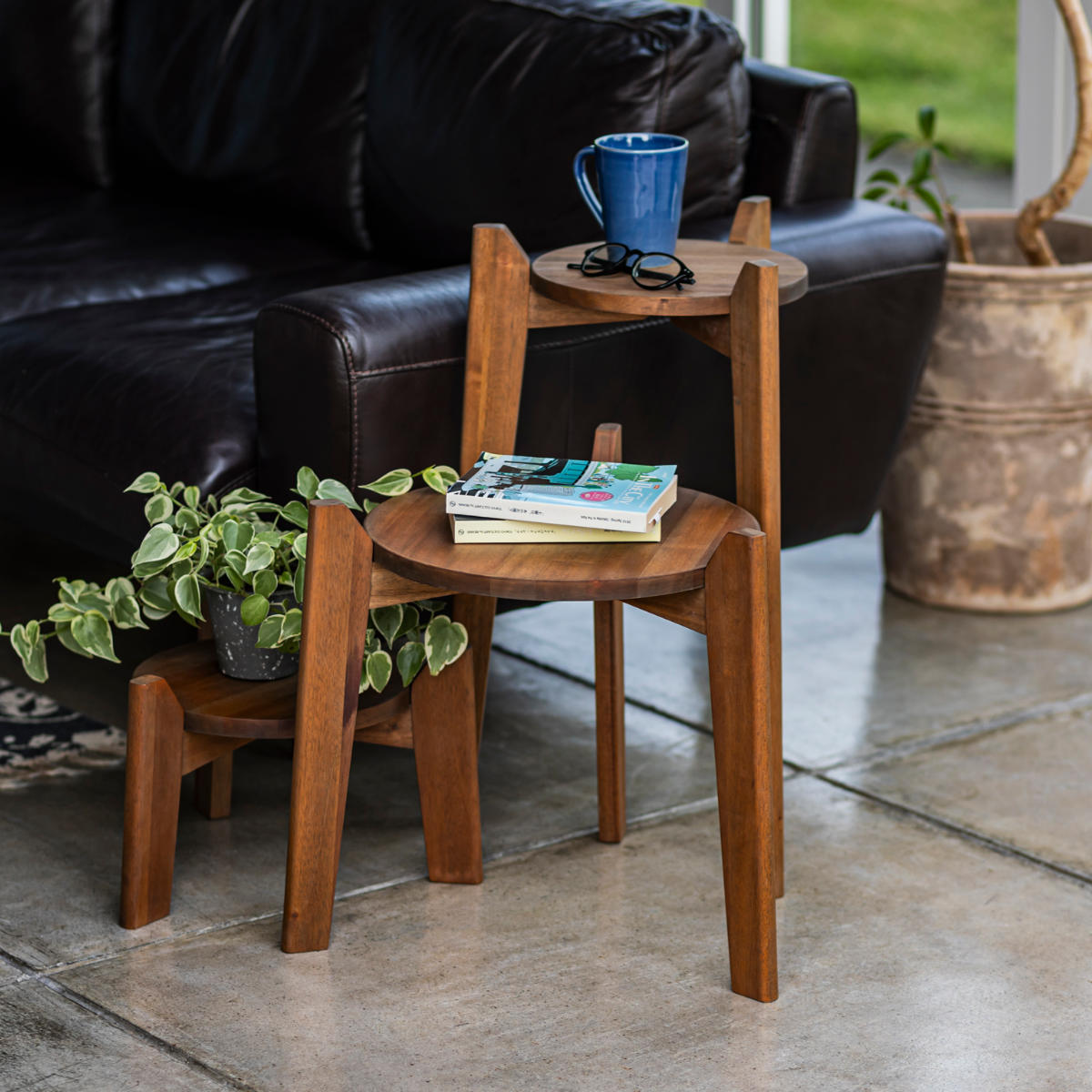 弘益 花台 Jardin Plants Table set 木製 （ プランタースタンド