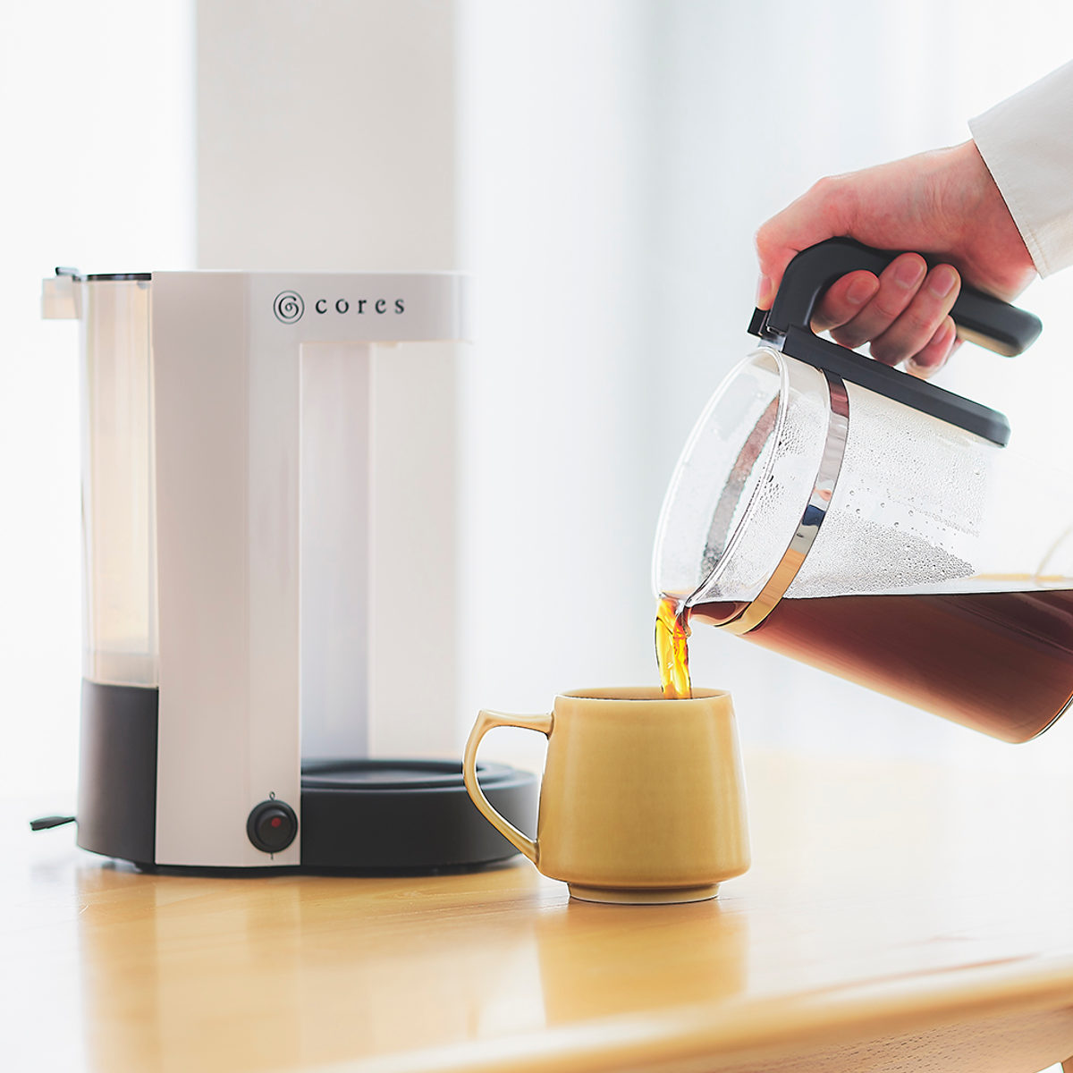 cores（コレス） 特典付き コーヒーメーカー Cores 5カップコーヒー