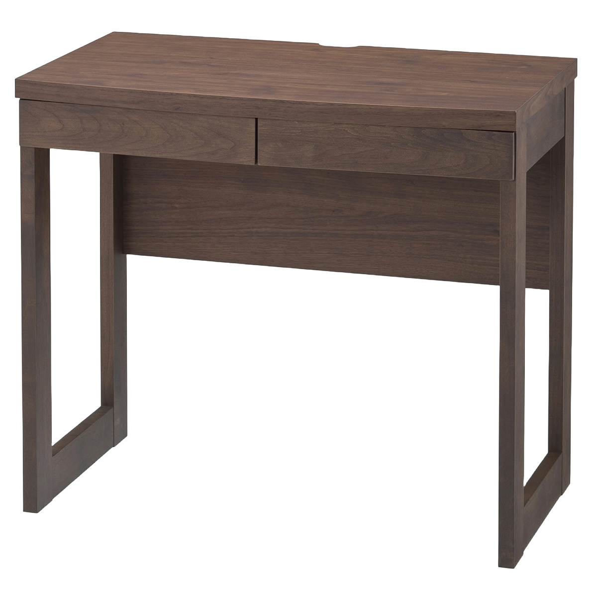 堀田木工所 ワークデスク シンプル 幅80.4cm 高さ71cm 引出し付 アール