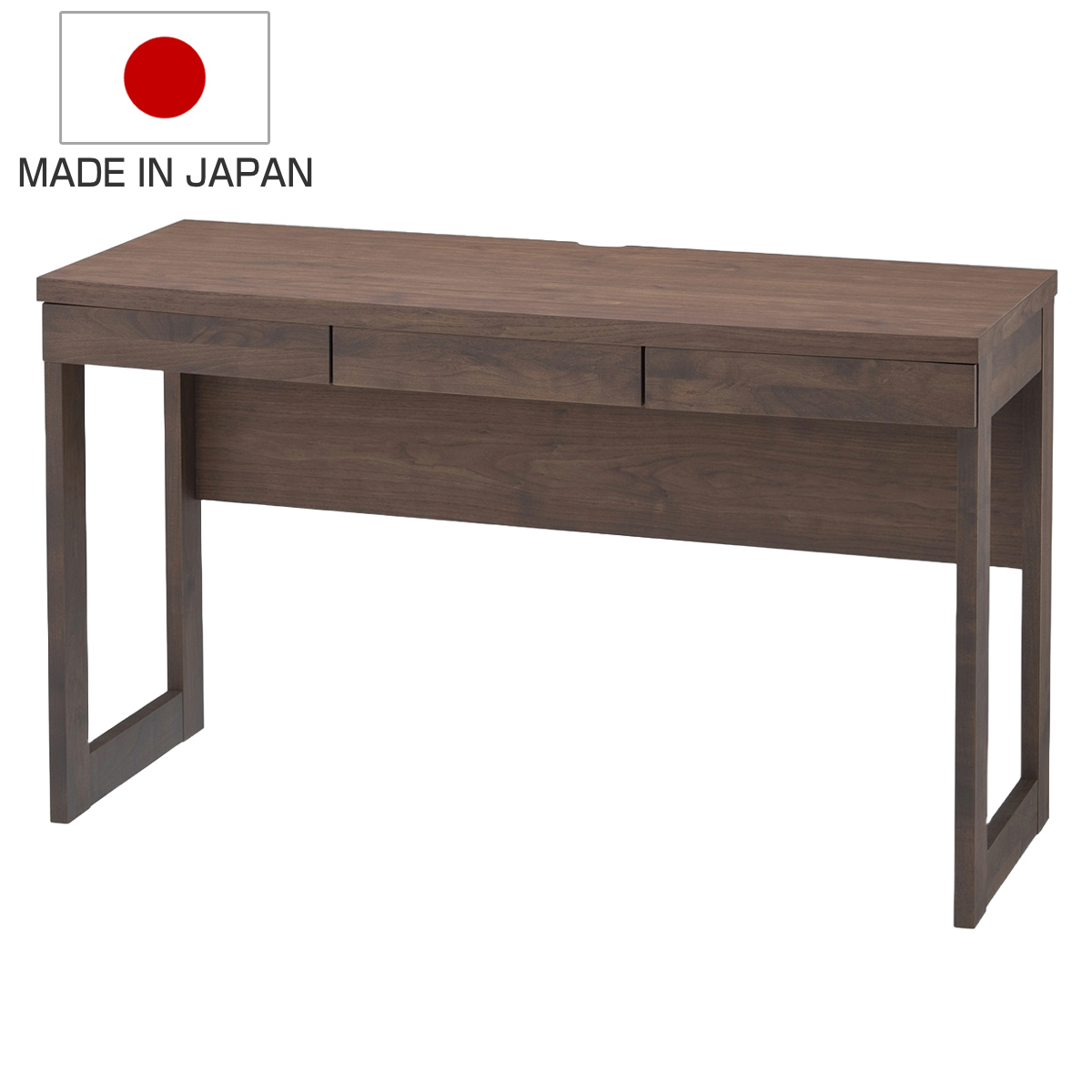 堀田木工所 ワークデスク シンプル 幅80.4cm 高さ71cm 引出し付