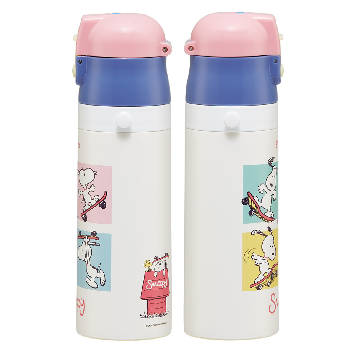 スケーター 水筒 470ml 超軽量ダイレクトボトル スヌーピー スケート