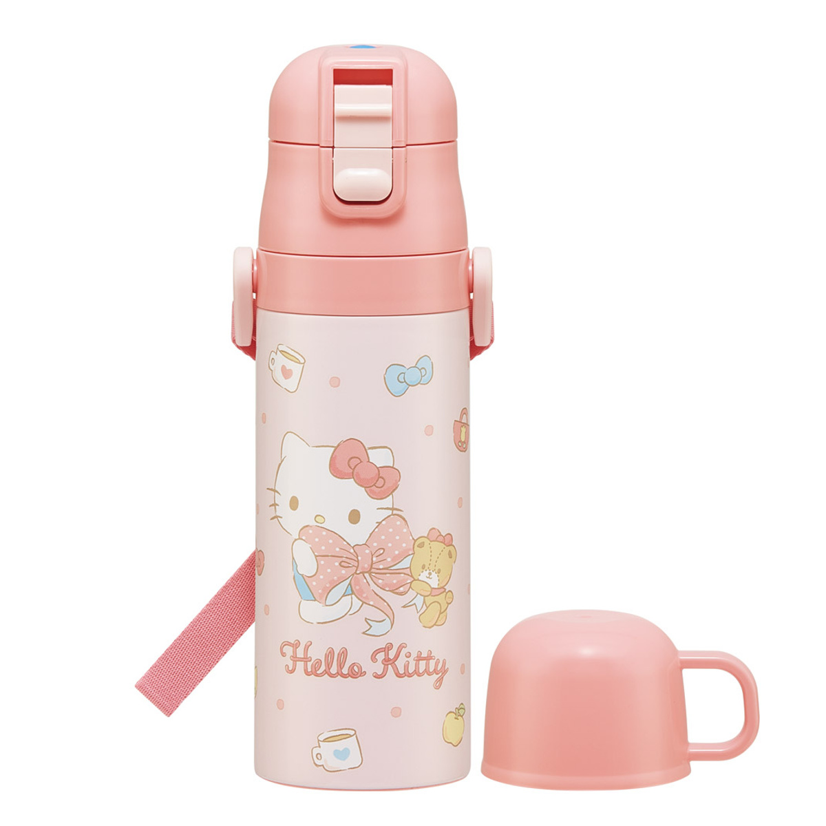 スケーター 水筒 470ml 430ml 超軽量2WAYステンレスボトル キティ