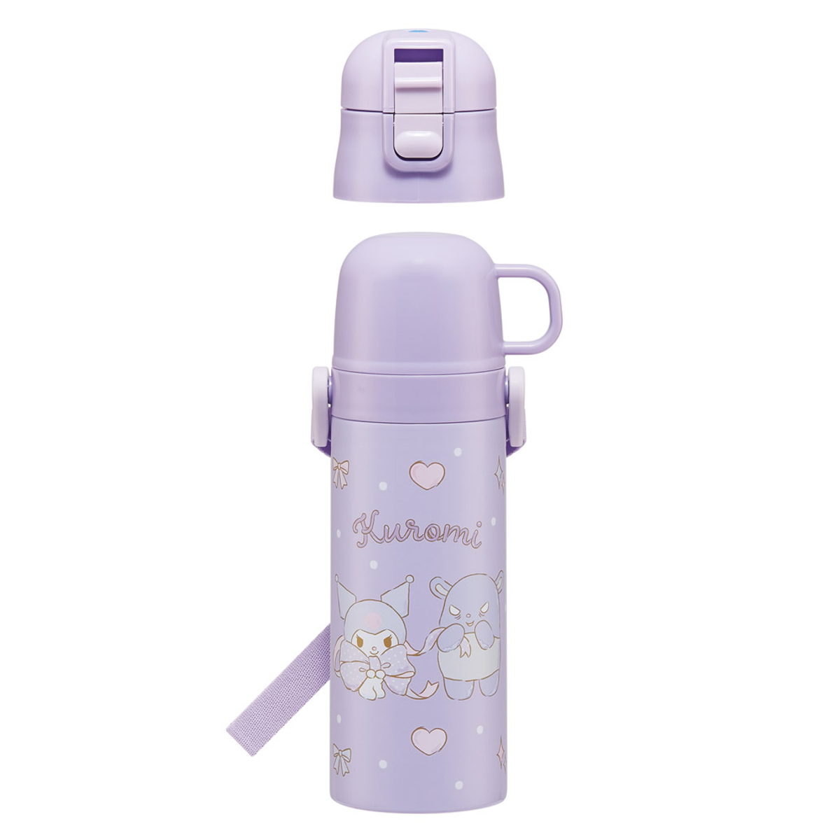 スケーター 水筒 470ml 430ml 超軽量2WAYステンレスボトル キティ