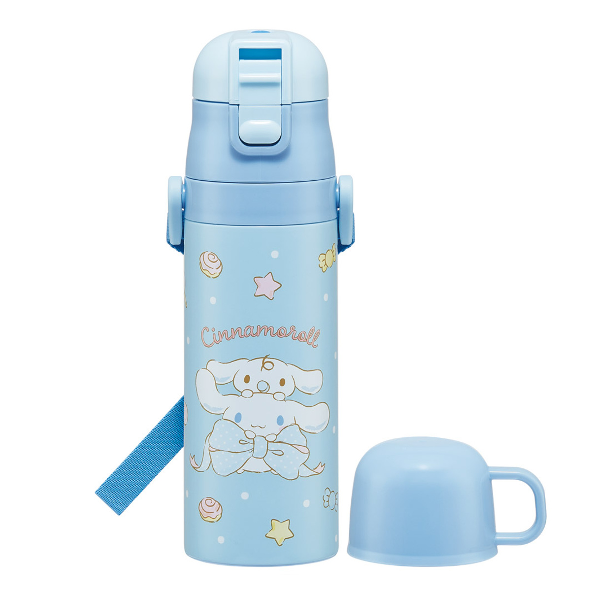 スケーター 水筒 470ml 超軽量2WAYステンレスボトル シナモロール