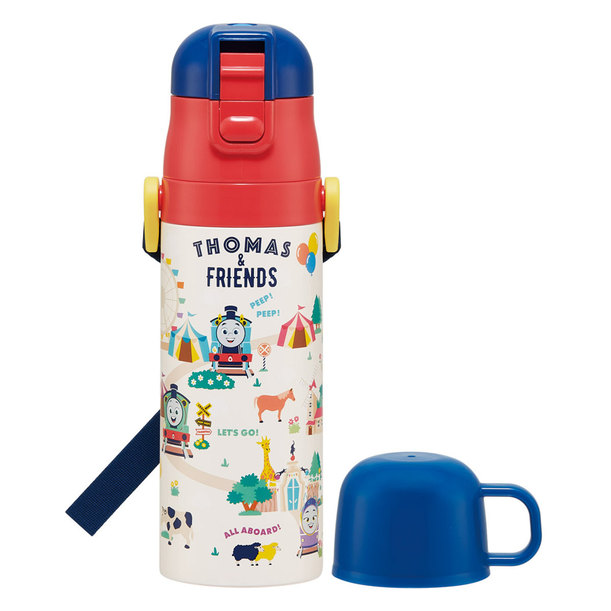 スケーター 水筒 470ml 430ml 超軽量2WAYステンレスボトル トーマス