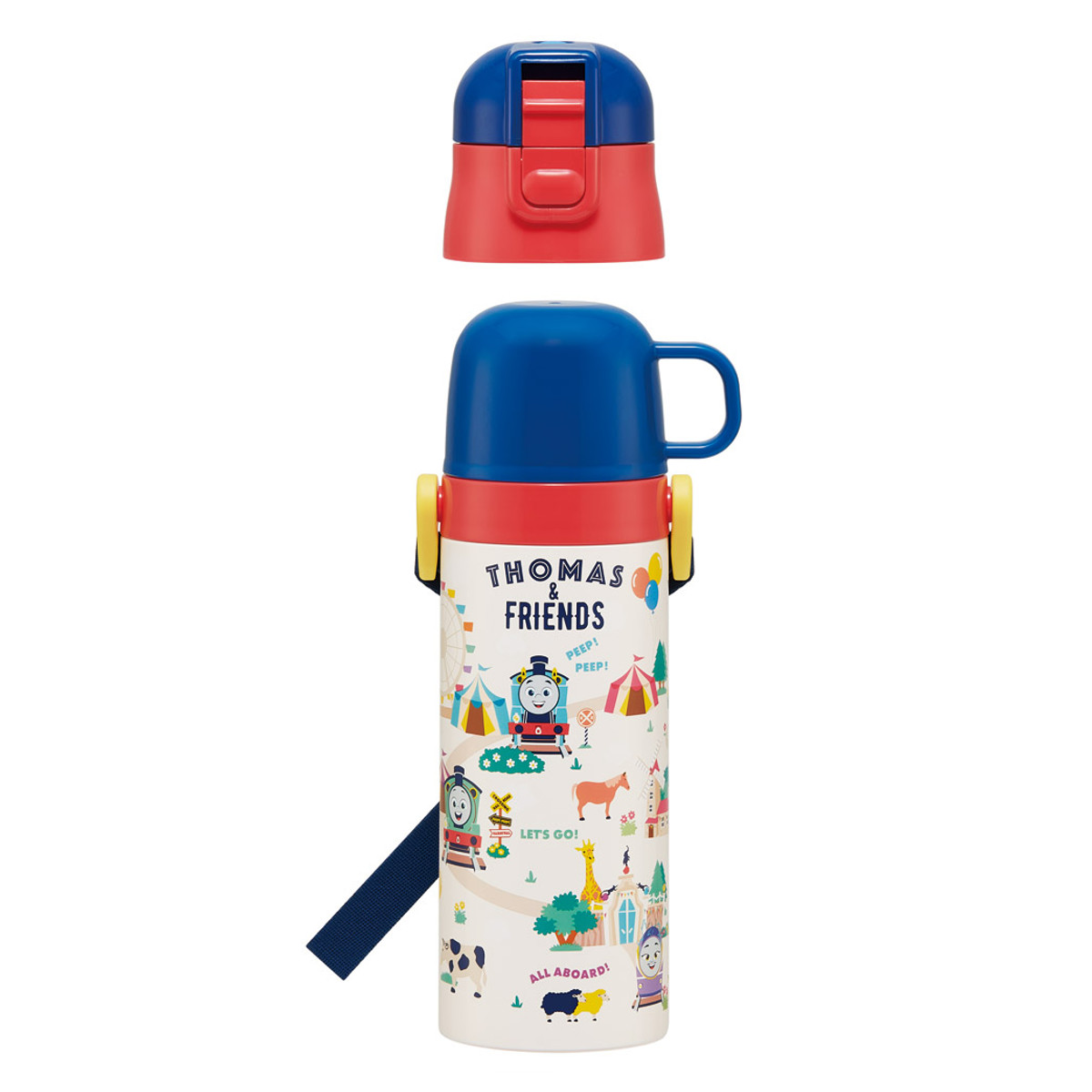 スケーター 水筒 470ml 430ml 超軽量2WAYステンレスボトル トーマス