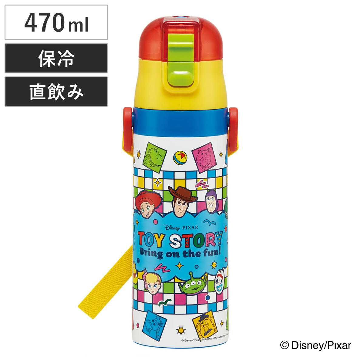 スケーター 水筒 470ml 超軽量ダイレクトボトル トイ・ストーリー25