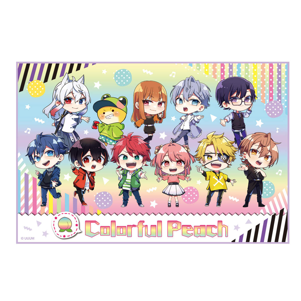 カラフルピーチ スケーター レジャーシート S 60×90cm カラフルピーチ25 （ からぴち