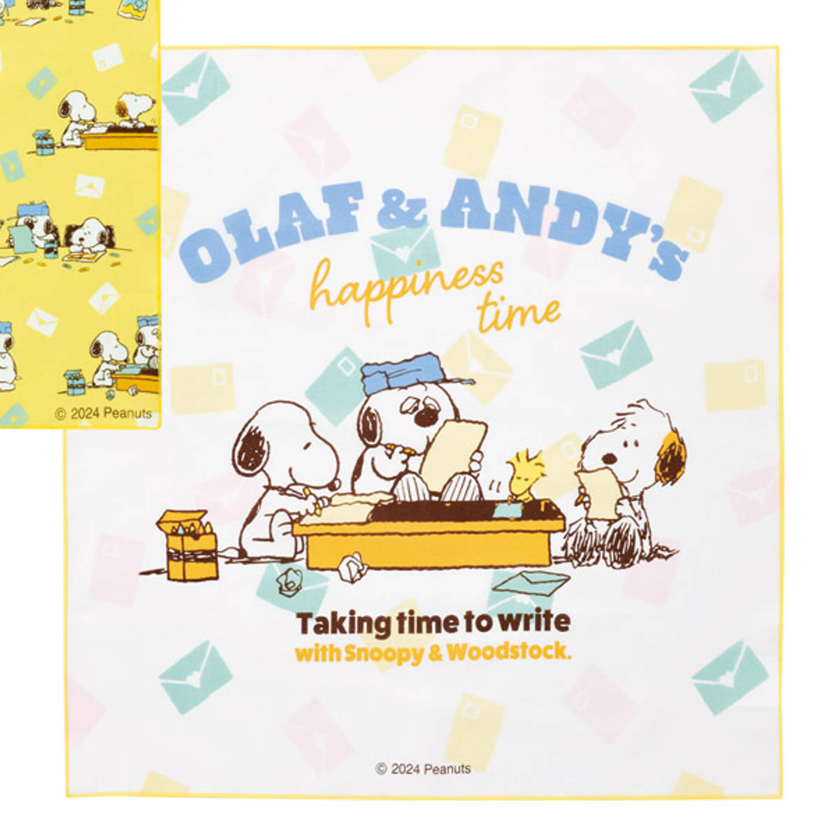 スケーター ランチクロス 2枚セット スヌーピー ブラザーズ （ SNOOPY