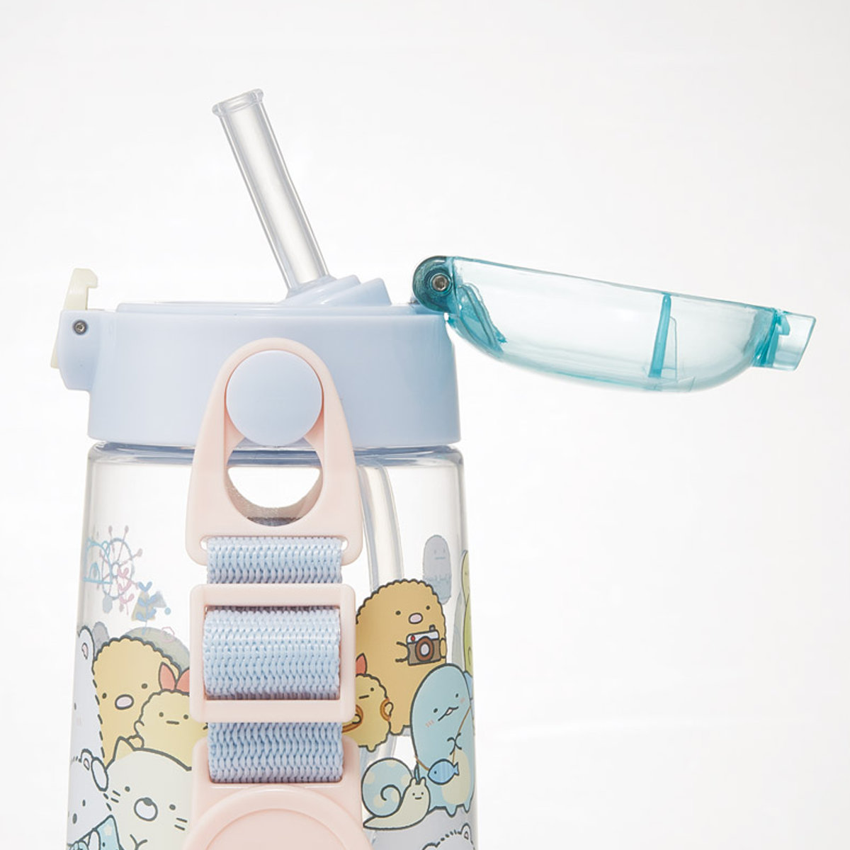 スケーター 水筒 480ml ワンプッシュストローボトル すみっコぐらし