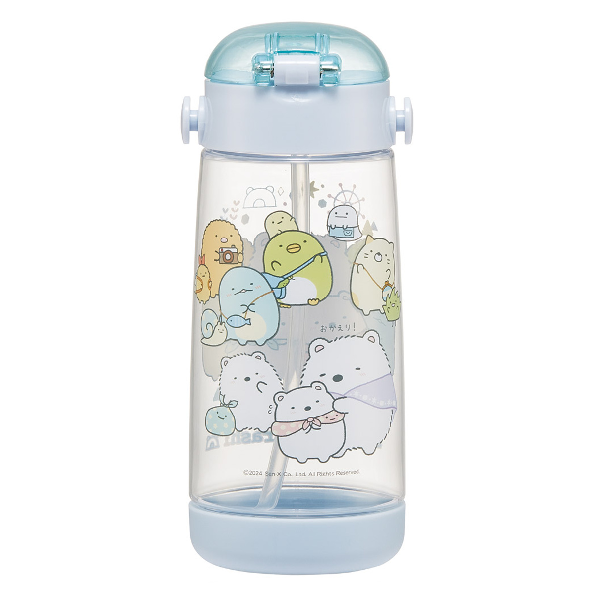 スケーター 水筒 480ml ワンプッシュストローボトル すみっコぐらし