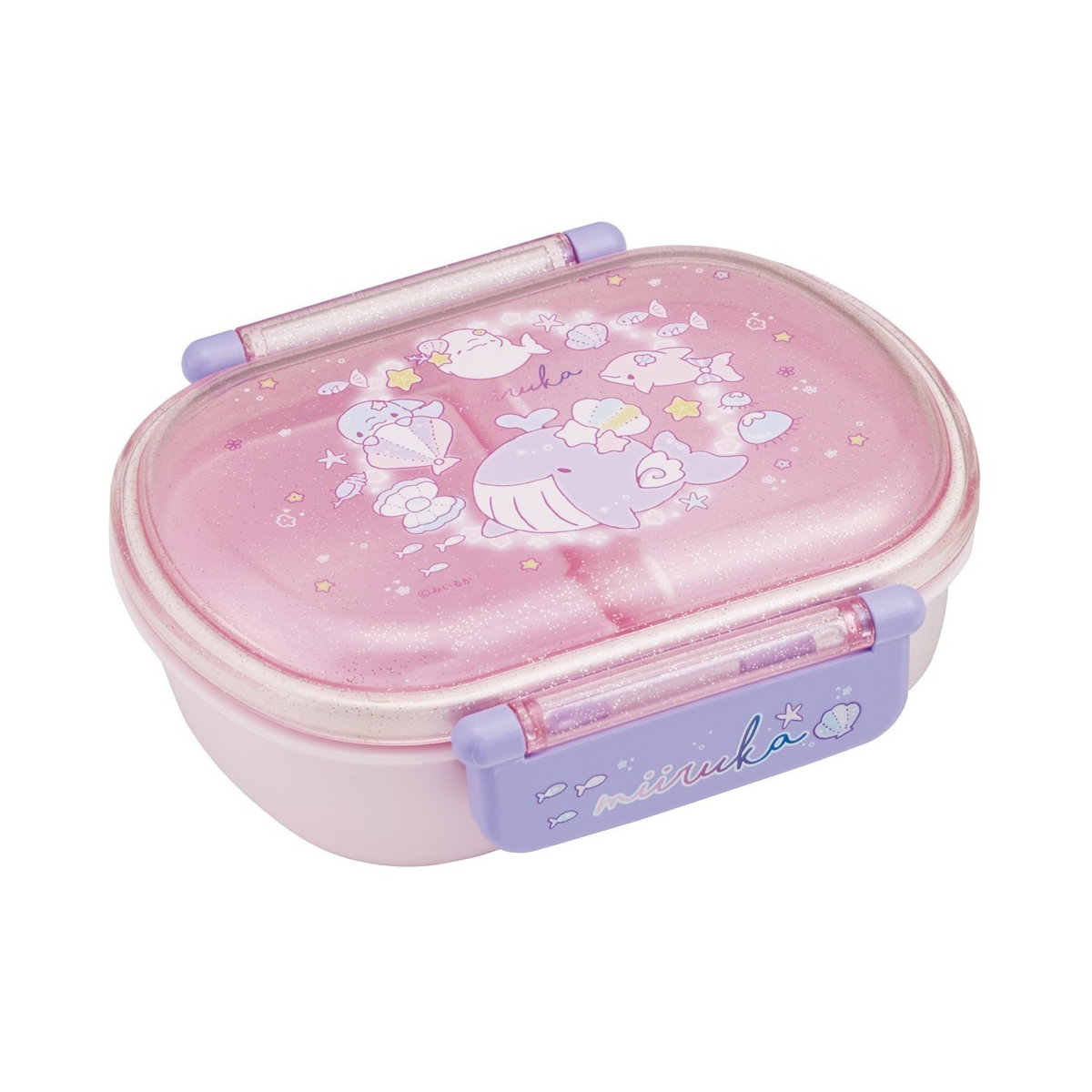 スケーター 弁当箱 1段 360ml 抗菌ふわっとタイトランチ みいるか