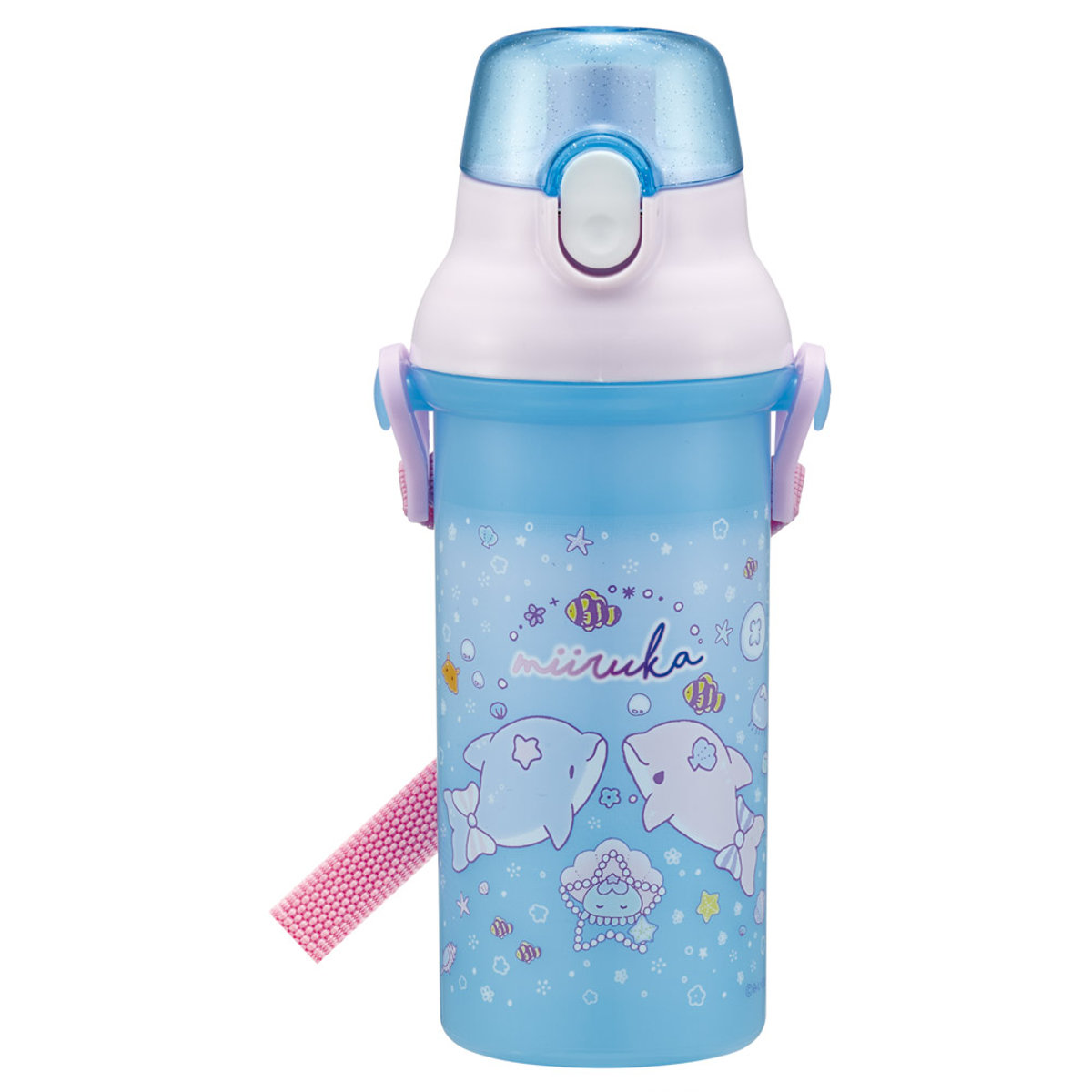 スケーター 水筒 480ml 抗菌直飲プラボトル みいるか （ ゆるいるか