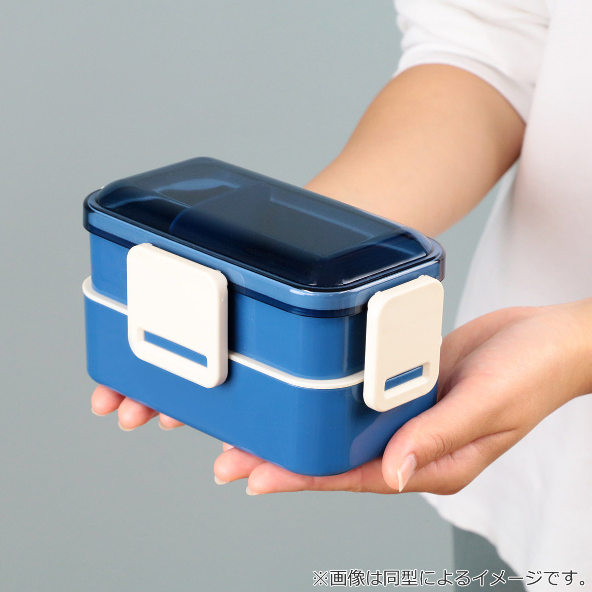 弁当箱 2段 600ml 抗菌2段ふわっと弁当...の詳細画像5