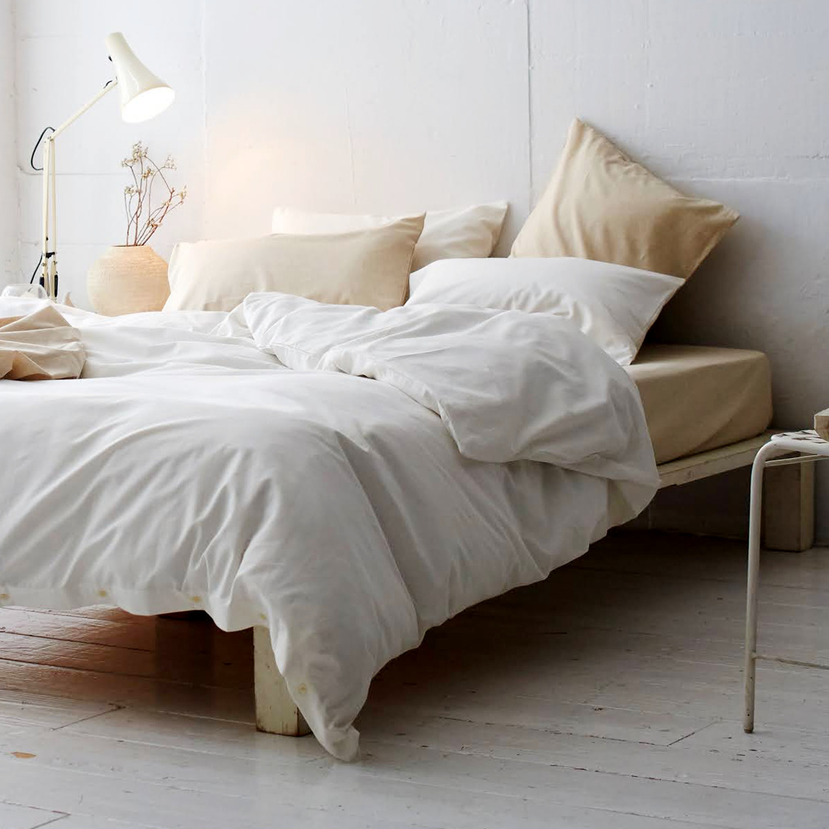 掛け布団カバー Fab the Home リネンミックス one-wash シングル 綿麻混 （ ファブザホーム 布団カバー かけ布団カバー 掛けふとんカバー 洗濯OK ）_13