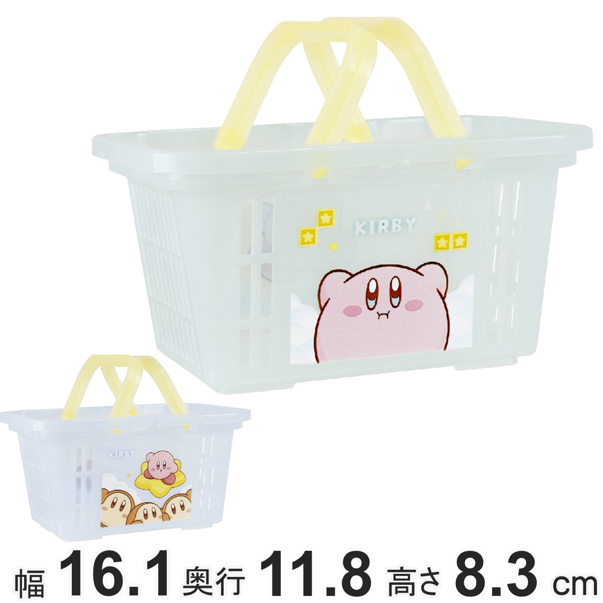 T'S FACTORY 小物入れ 星のカービィ クリアミニキャラバスケット かご