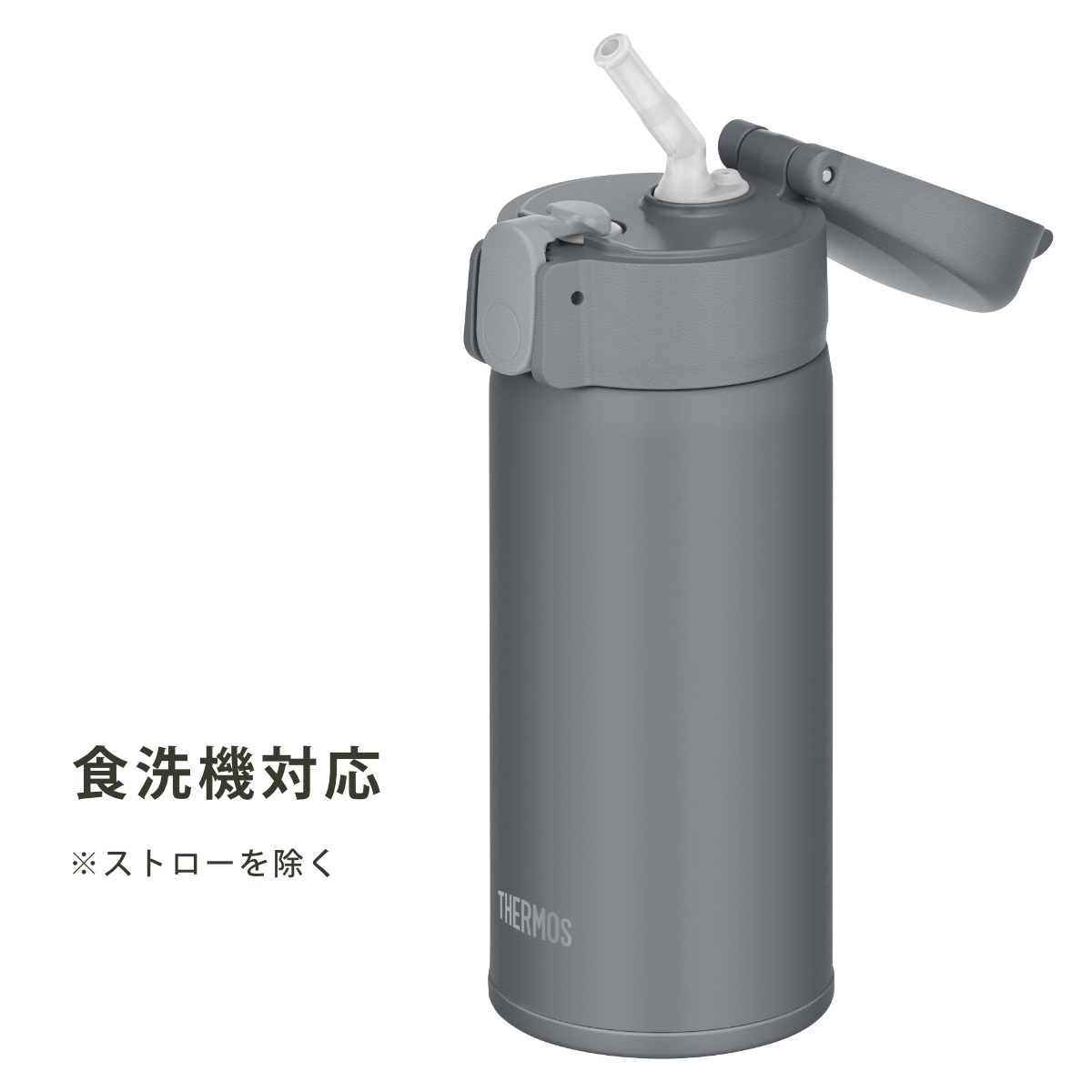 THERMOS（サーモス） 水筒 350ml 真空断熱ストローボトル FKA-350
