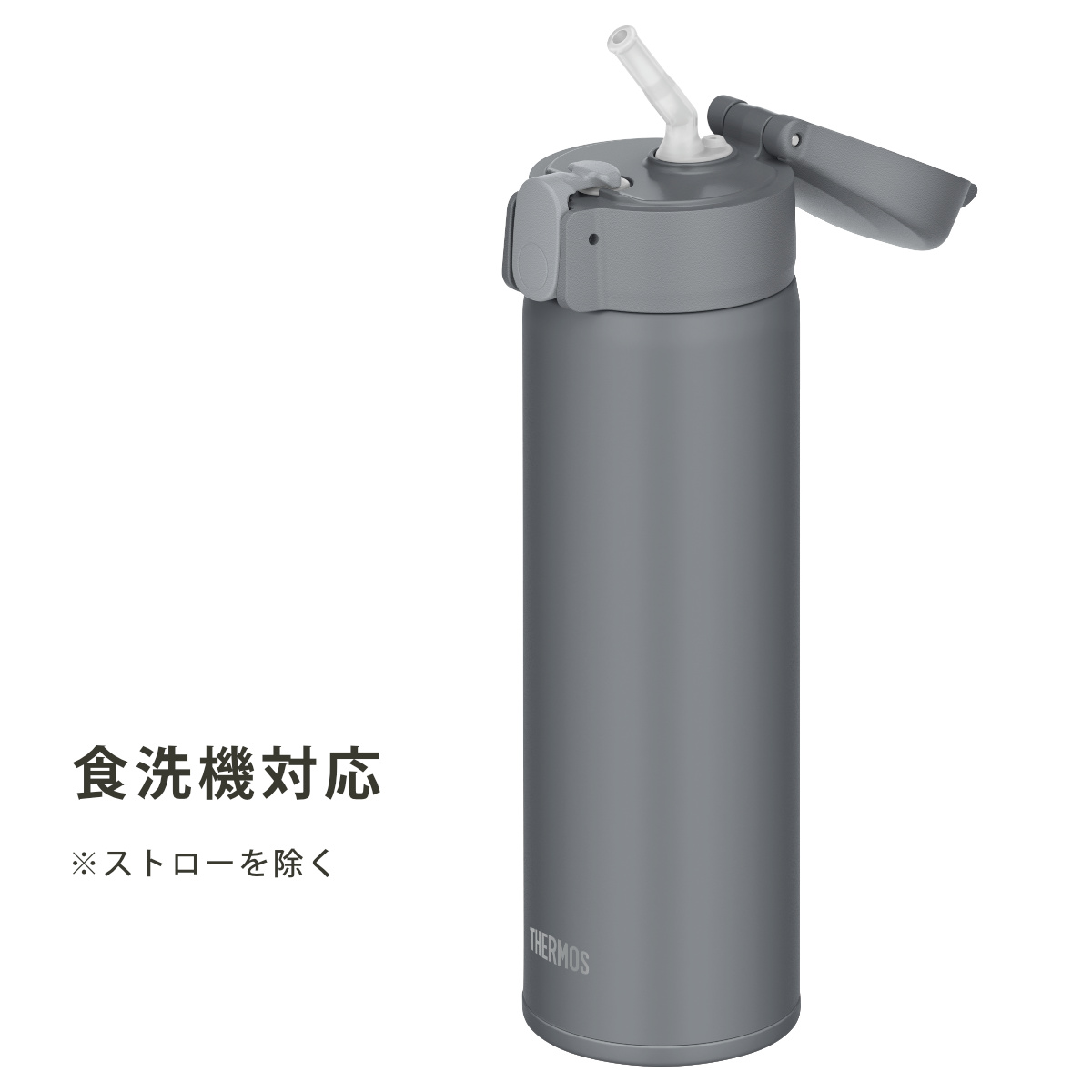 THERMOS（サーモス） 水筒 500ml 真空断熱ストローボトル FKA-500
