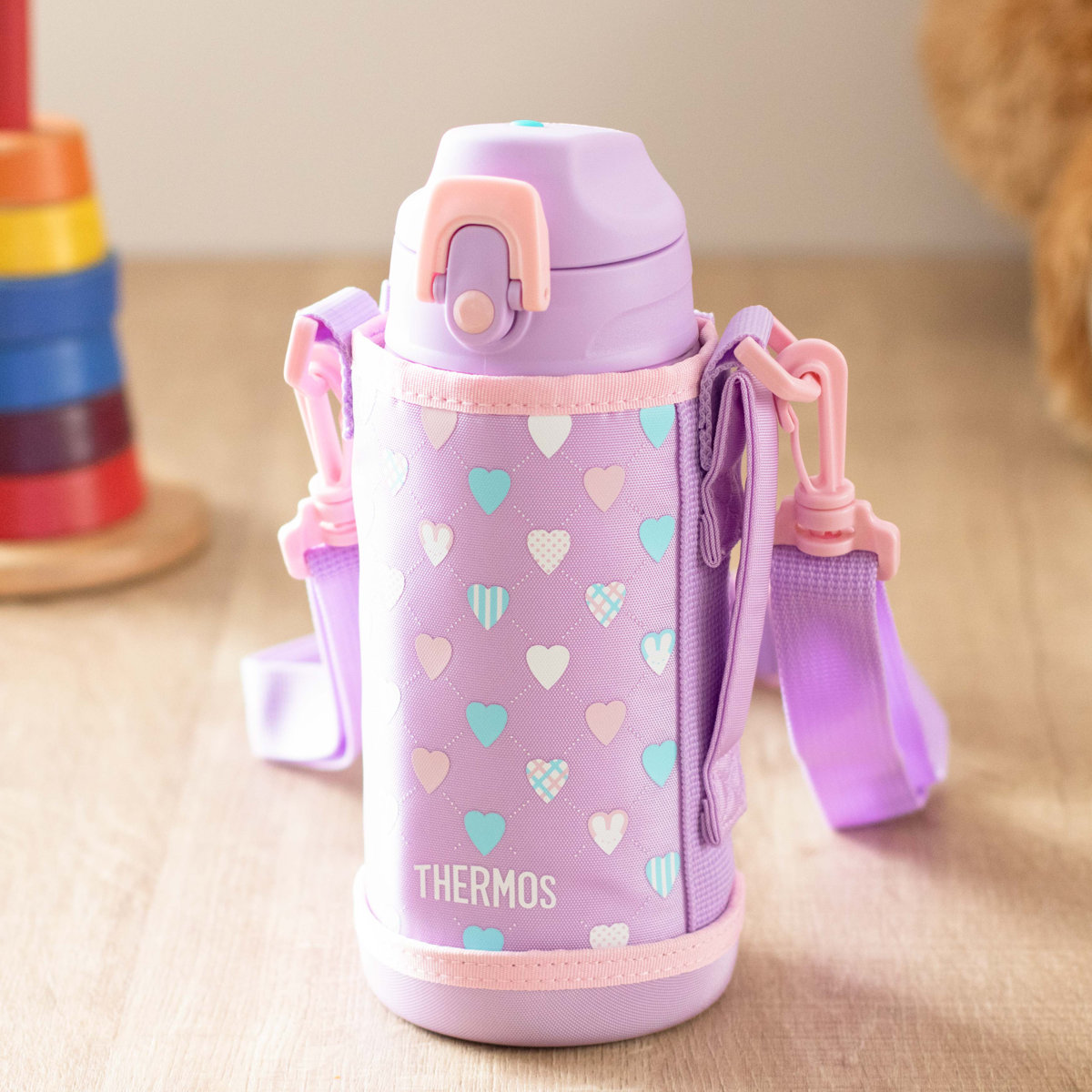 THERMOS（サーモス） 水筒 600ml 真空断熱2ウェイボトル FJJ-602WF