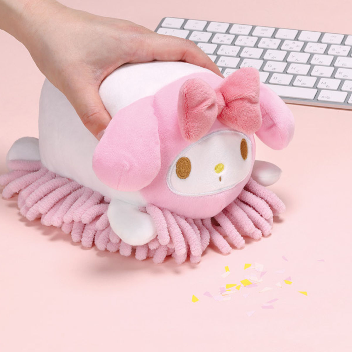 スケーター ぬいぐるみモップ 掃除 マイメロディ （ ハンディ