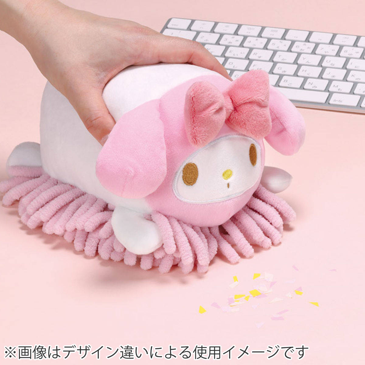 スケーター ぬいぐるみモップ 掃除 ポムポムプリン （ ハンディ