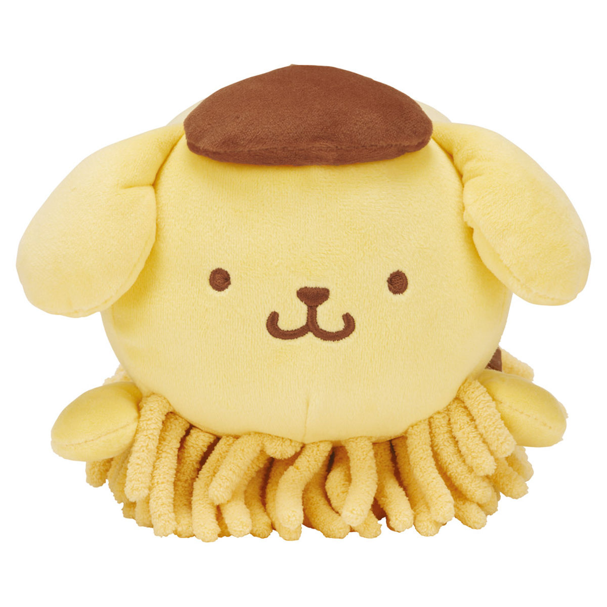 スケーター ぬいぐるみモップ 掃除 ポムポムプリン （ ハンディモップ