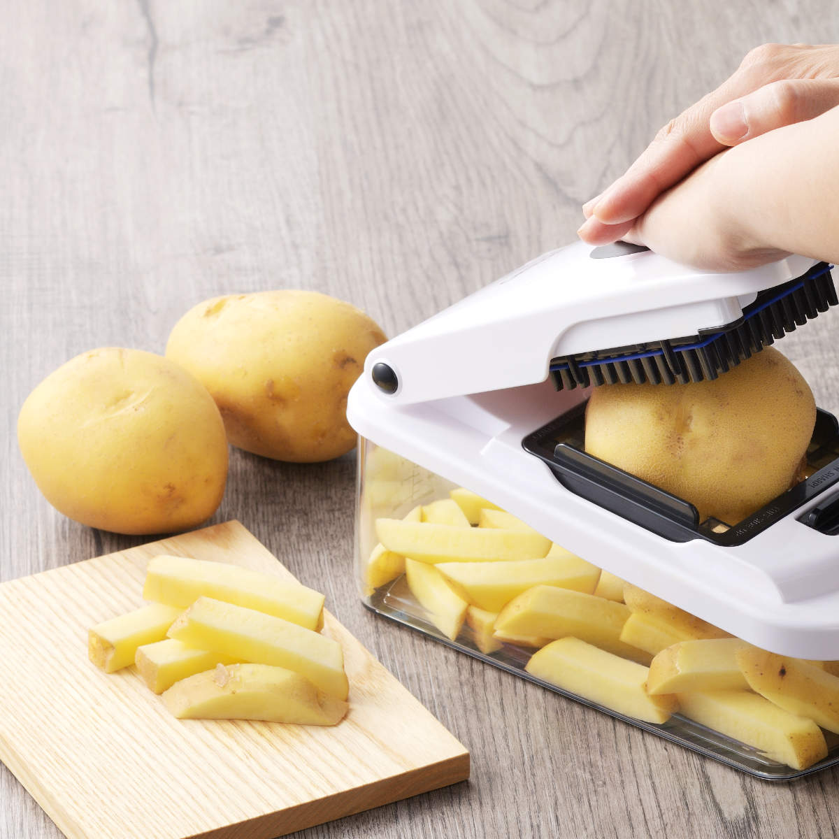 ヨシカワ 野菜調理器 8点セット みじん切り スライサー 細切り 安全