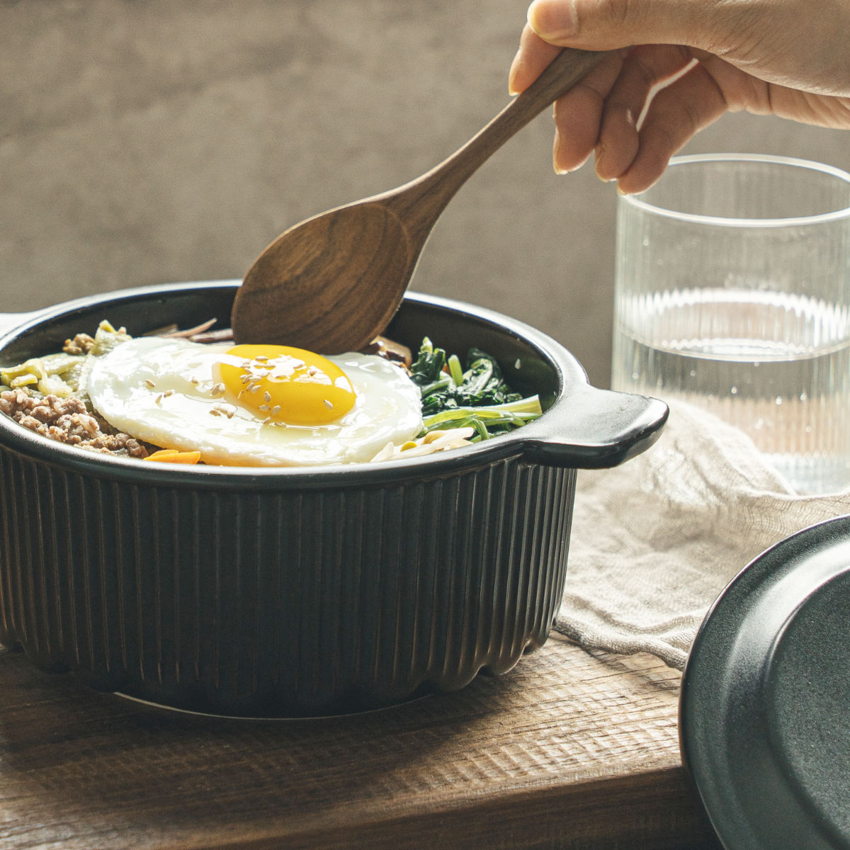 希少！未使用品！Regal Ware TEMP-TONE USA製 高級鍋セット TTS 韓国風土鍋 20cm ガス火専用 OREUM 電子レンジ対応 オーブン対応