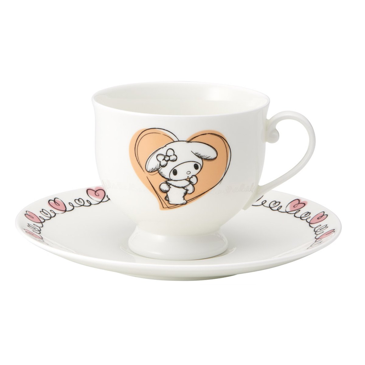 スケーター カップ＆ソーサー サンリオ （ ハローキティ マイメロディ