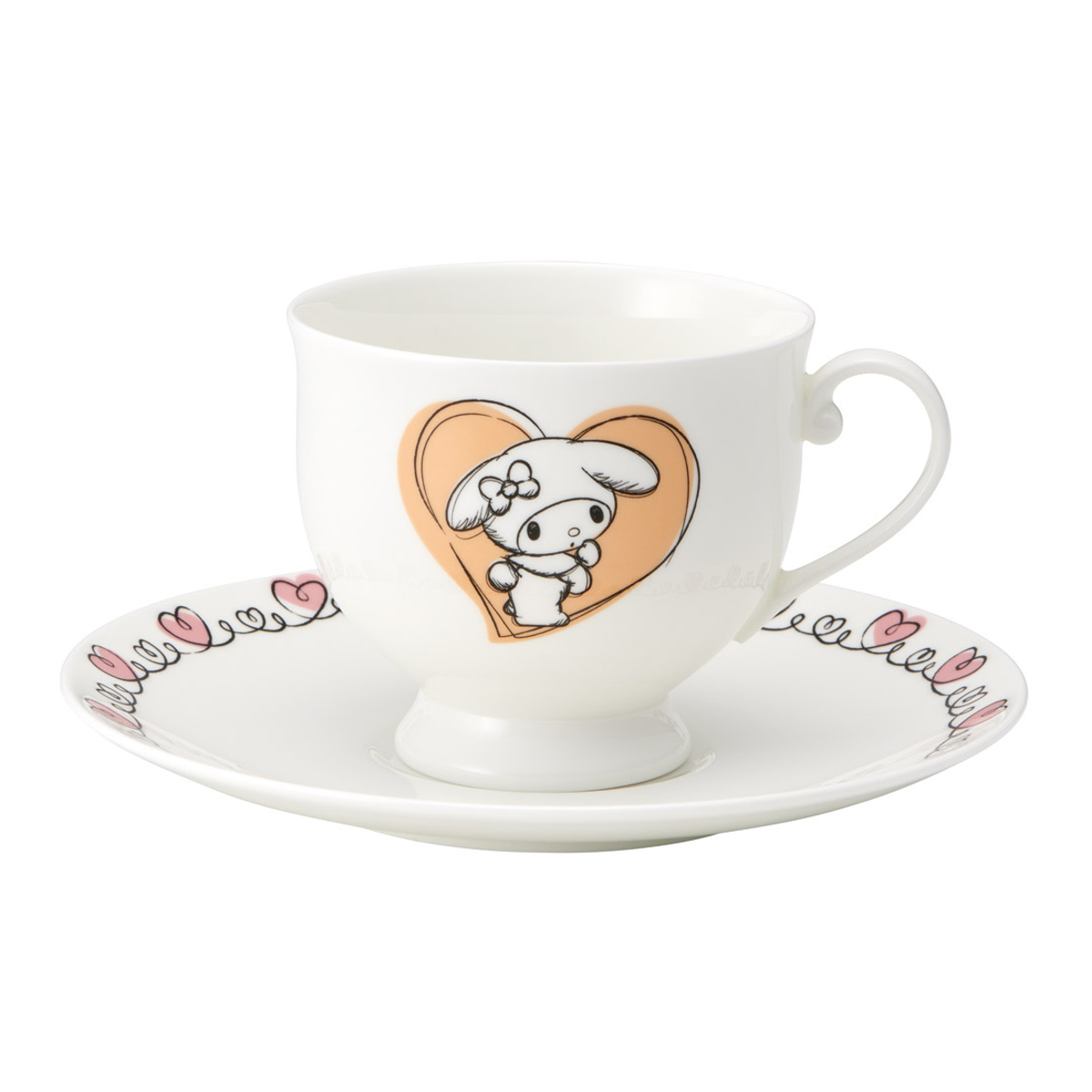 スケーター カップ＆ソーサー サンリオ （ ハローキティ マイメロディ