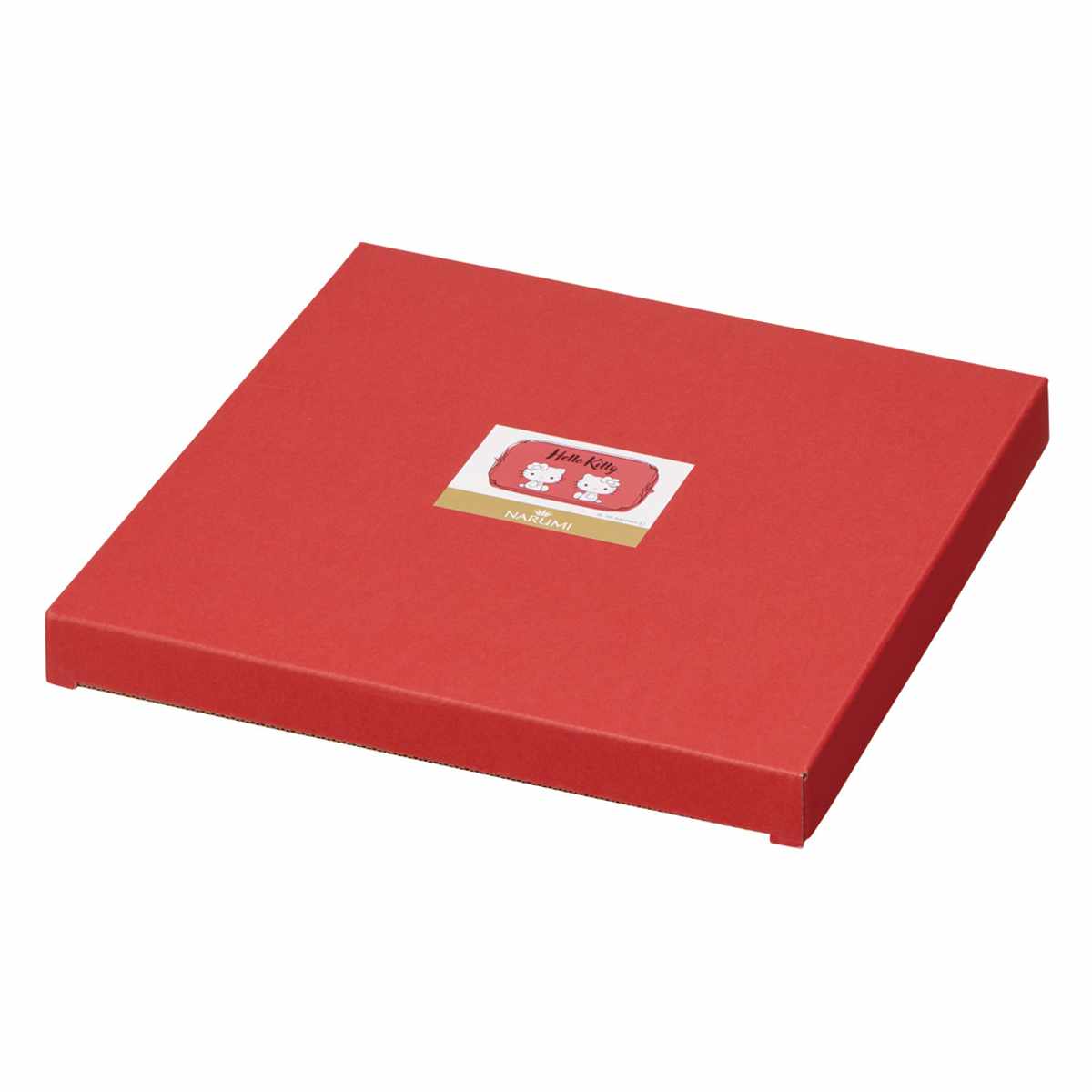 せいきょう様用　3 ハローキティ プレート 赤 Hello Kitty ハローキティ50周年 Conservativeコンサバティブシリーズ