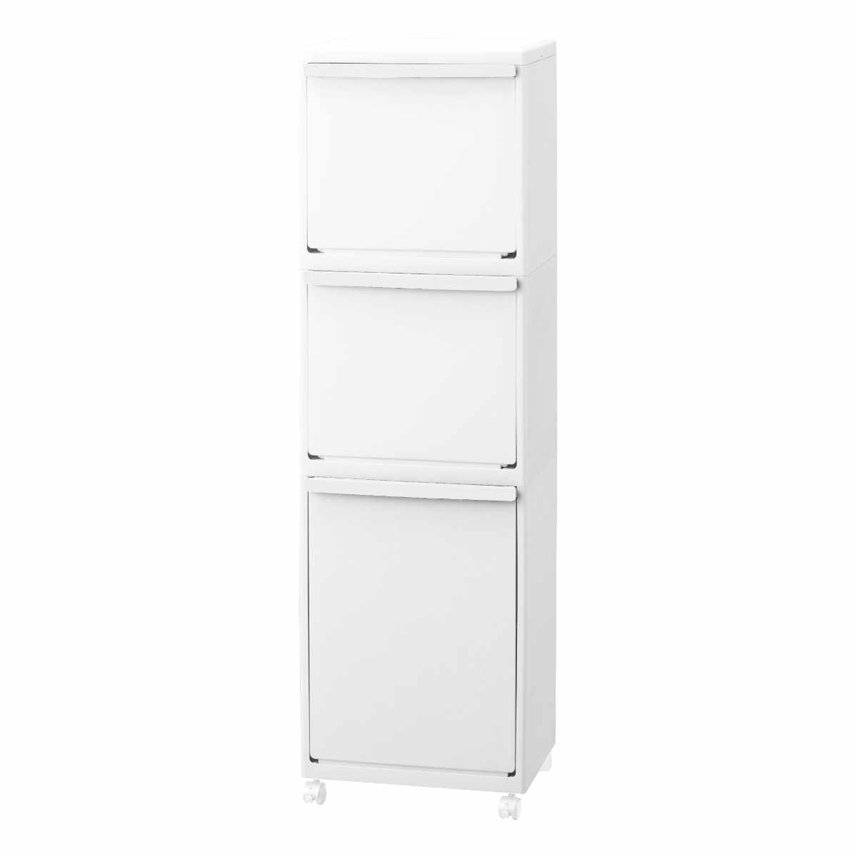 天馬 ゴミ箱 55L ホワイトラッシュ 多段 分別 （ ごみ箱 55リットル 3