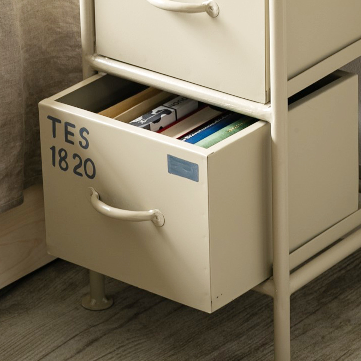 スチールチェスト 縦型 幅85cm 引出し12杯 インダストリアル 完成品