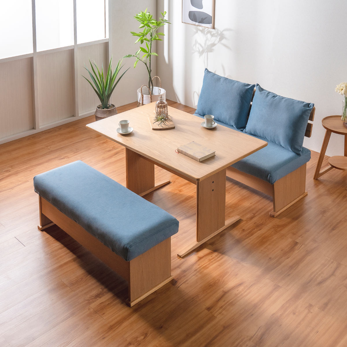 ダイニングテーブル T字 脚 120×75×72  ほぼ新品 ダイニングテーブル 幅120cm T字脚 （ テーブル 食卓テーブル 天然木