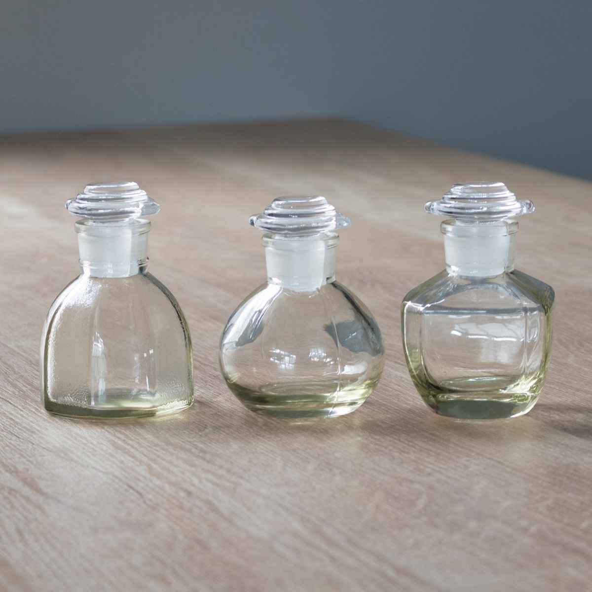 廣田硝子 復刻醤油差し 50ml アンバー色 ガラス製 江戸切子 日本製 
