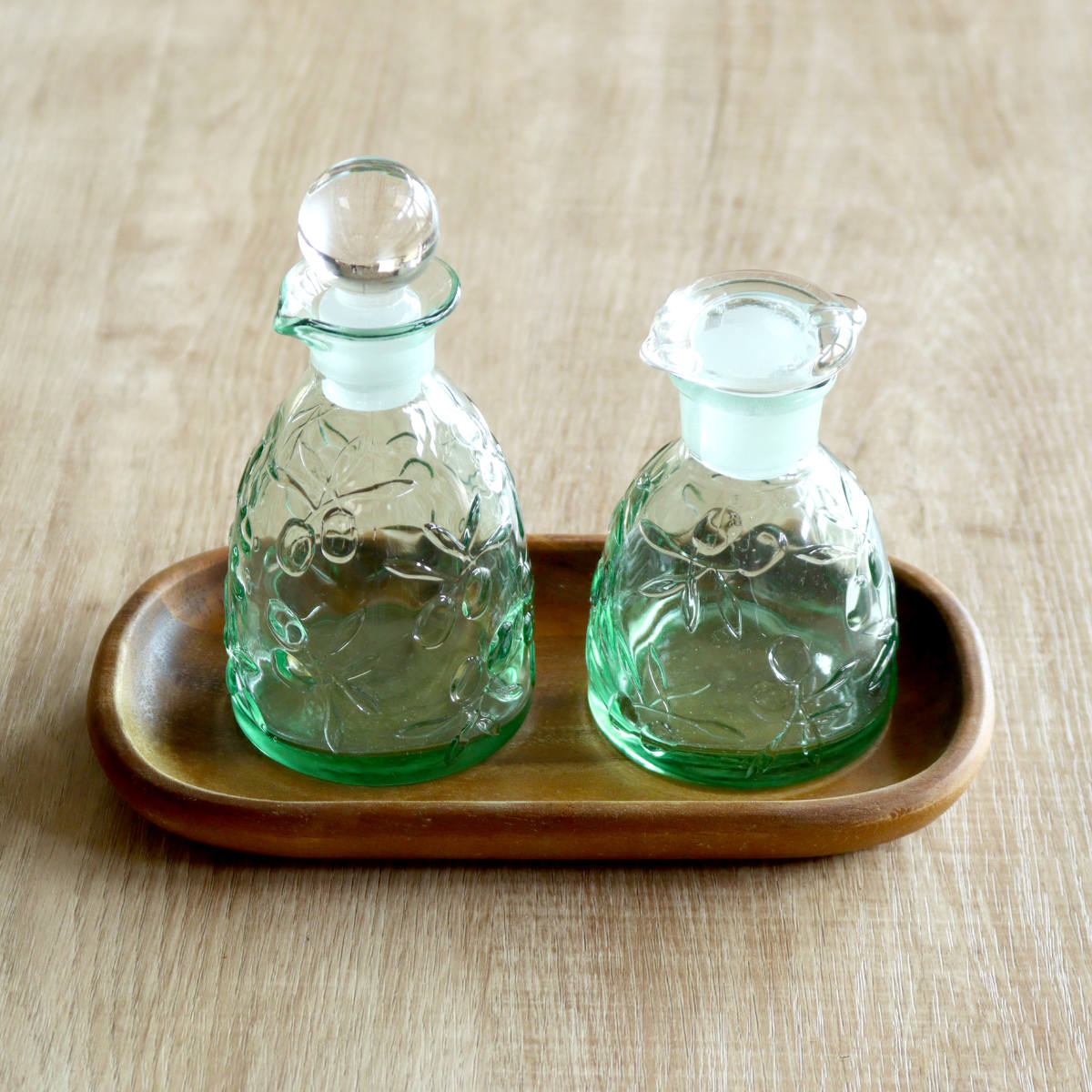 NEIGHBORHOOD ガラス製 調味料入れ 醤油さし 廣田硝子 醤油差し 120ml ガラス製 オリーブフィールド 醤油注ぎ 日本