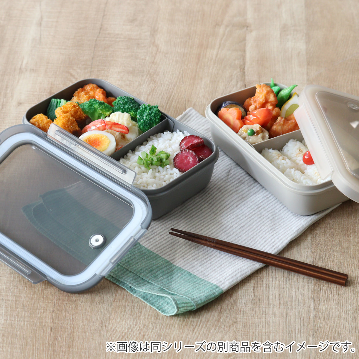 アスベル（ASVEL） 弁当箱 650ml ランタス 1段 パッキン一体型