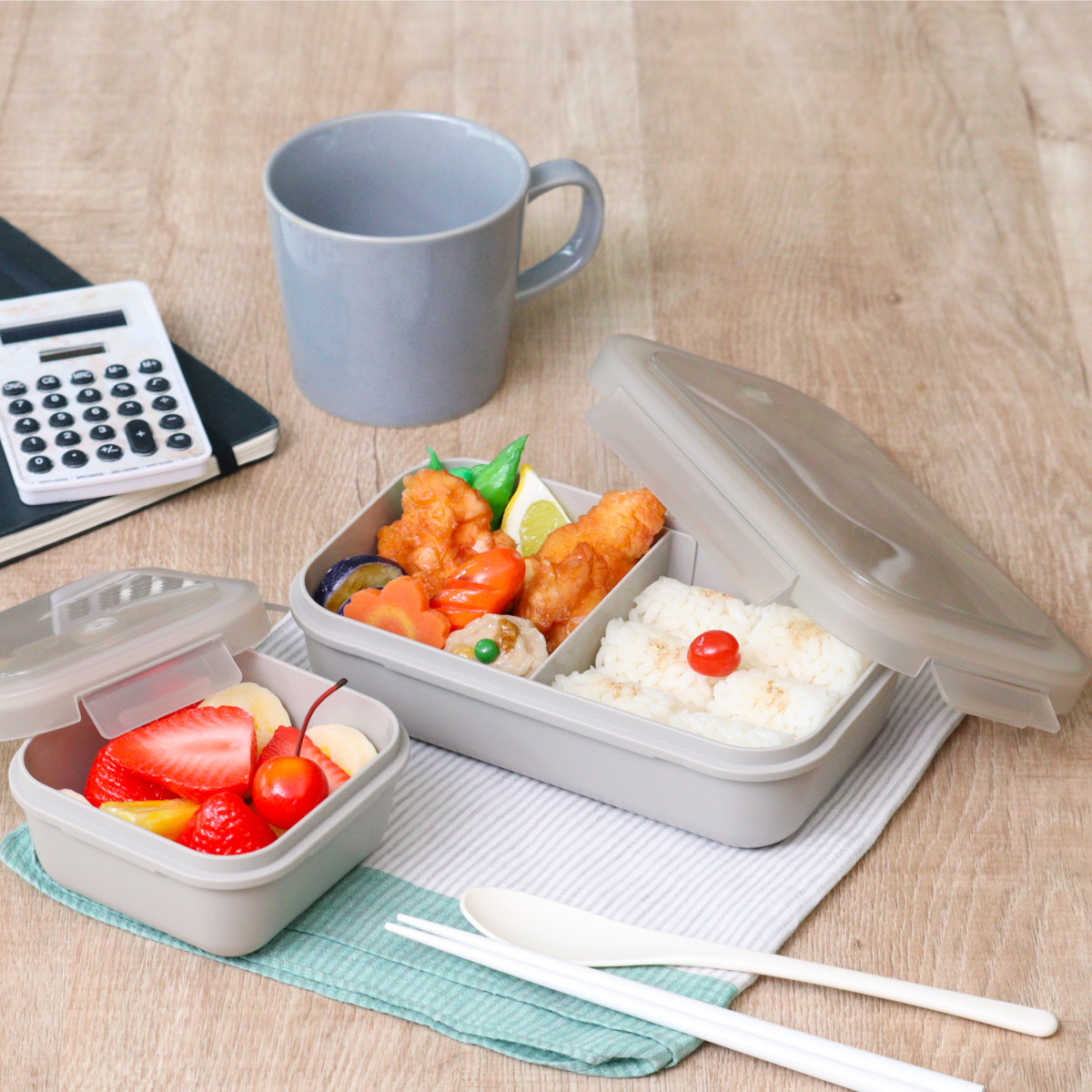 アスベル（ASVEL） 弁当箱 650ml ランタス 1段 パッキン一体型