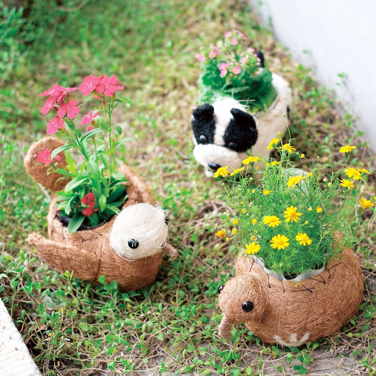 プランター ひだまりアニマルポット 小鳥 （ 植木鉢 プラントポット