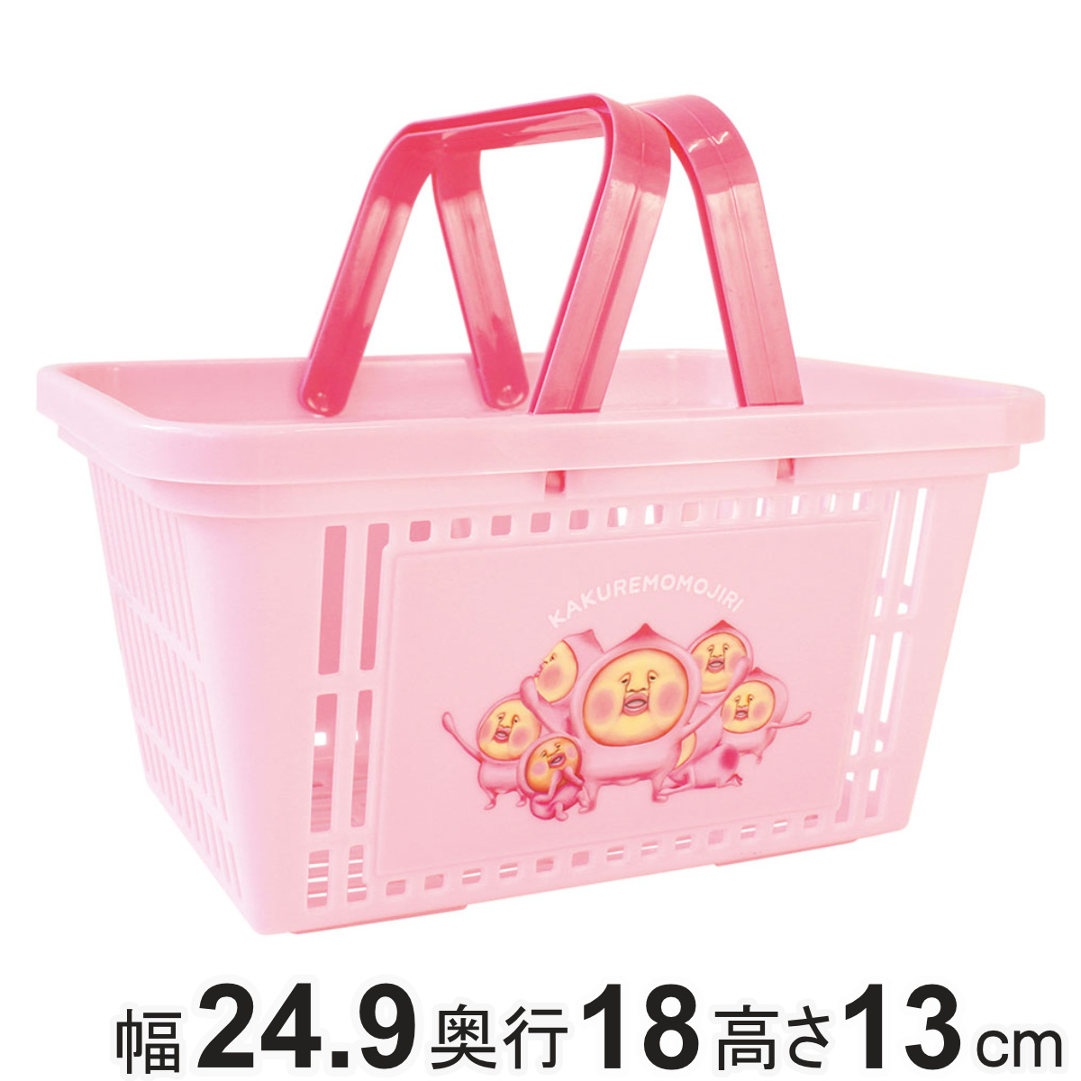T'S FACTORY かご バスケット こびとづかん キャラバスケット 幅24.9