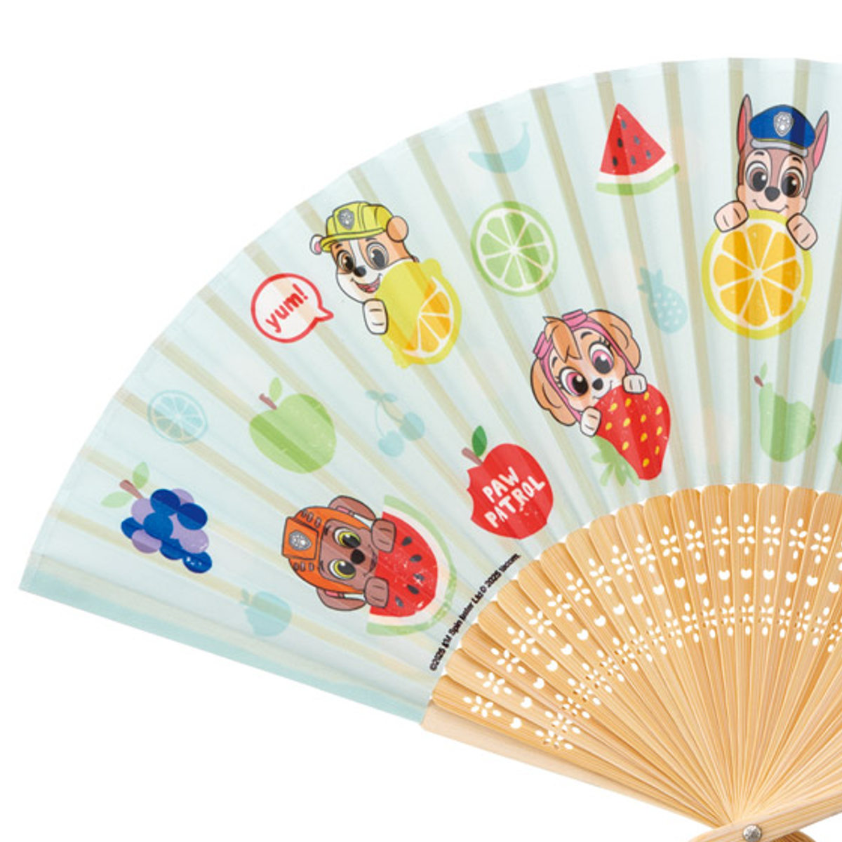 スケーター 扇子 キッズ パウパトロール フルーツ （ せんす 団扇